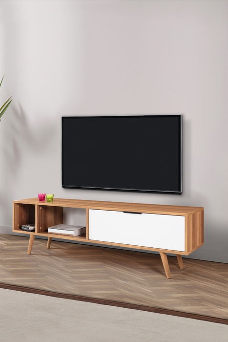 Hanah Home Venüs 3644 Soporte para TV Nogal y Blanco Hanah Home Venüs 3644 Soporte para TV Nogal y Blanco
